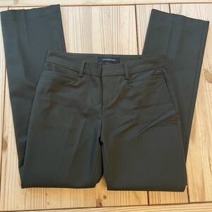 Liverpool Harper Ponte Bootcut Olive Green Dress Pants *New*